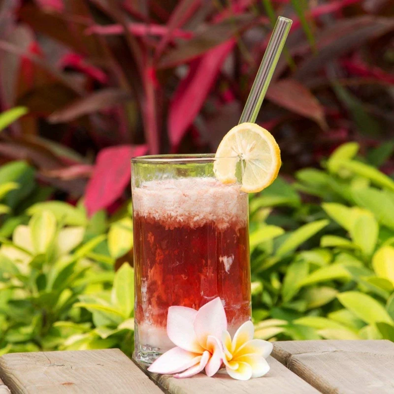 Glass Straws Straws Reusable Straws Healthy, Reusable, Eco Friendly, 4 Pack with Cleaning Brush
