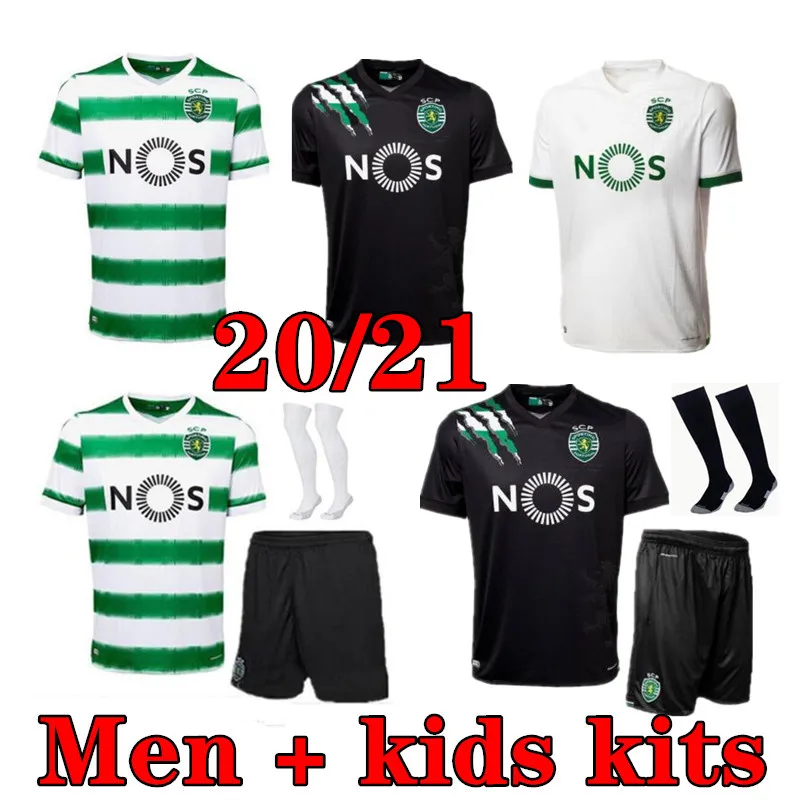 Los hombres de 20 21 Sporting CP camisa de futebol de PHELLYPE 2020 2021 Sporting Lisboa VIETTO camiseta de fútbol SPORAR JOVANE uniforme