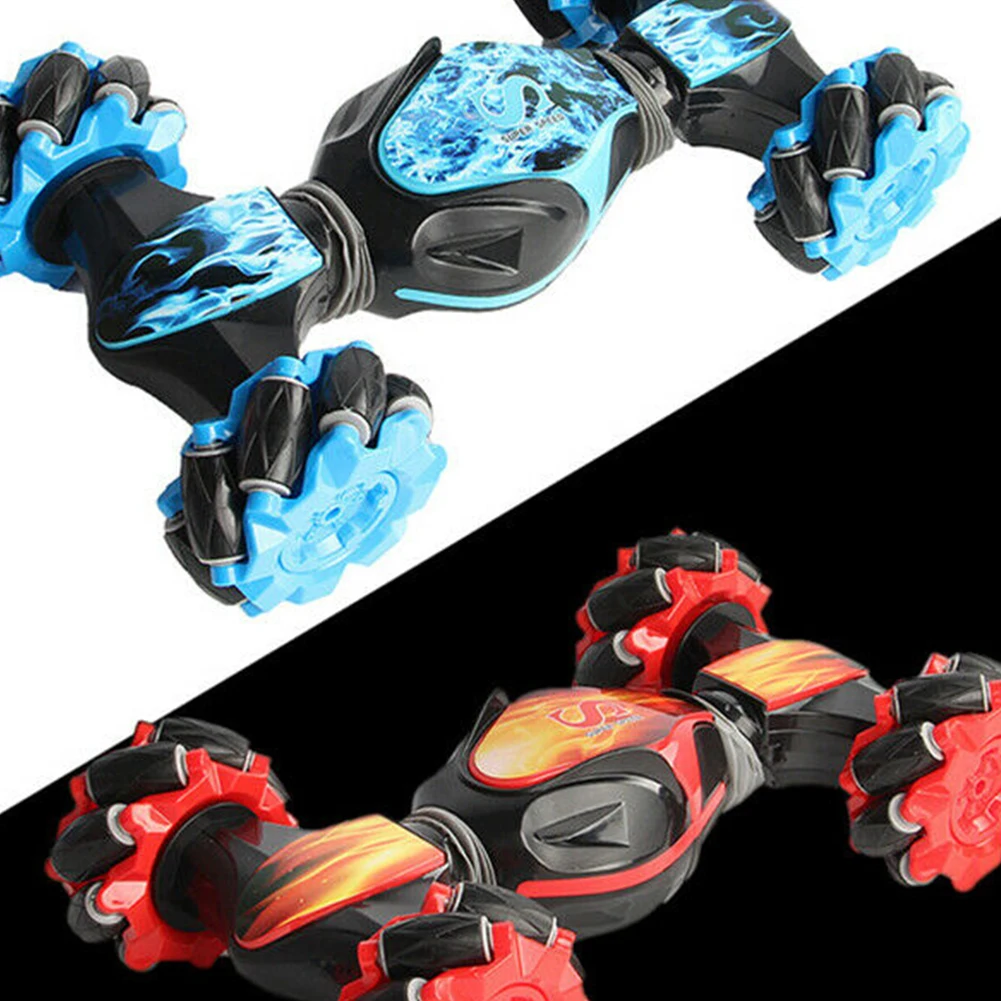 Children Stunt Torsion Racing Vehicle Off-Road Rechargeable Battery 2.4 G Deformation RC Car Gifts Tumbling Twisting Drifting