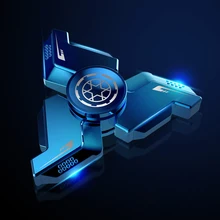 Титановый металлический ручной Спиннер EDC вращающийся ручной Спиннер аутизм СДВГ пальчиковые игрушки хобби для взрослых Спиннеры фокус снятие стресса E