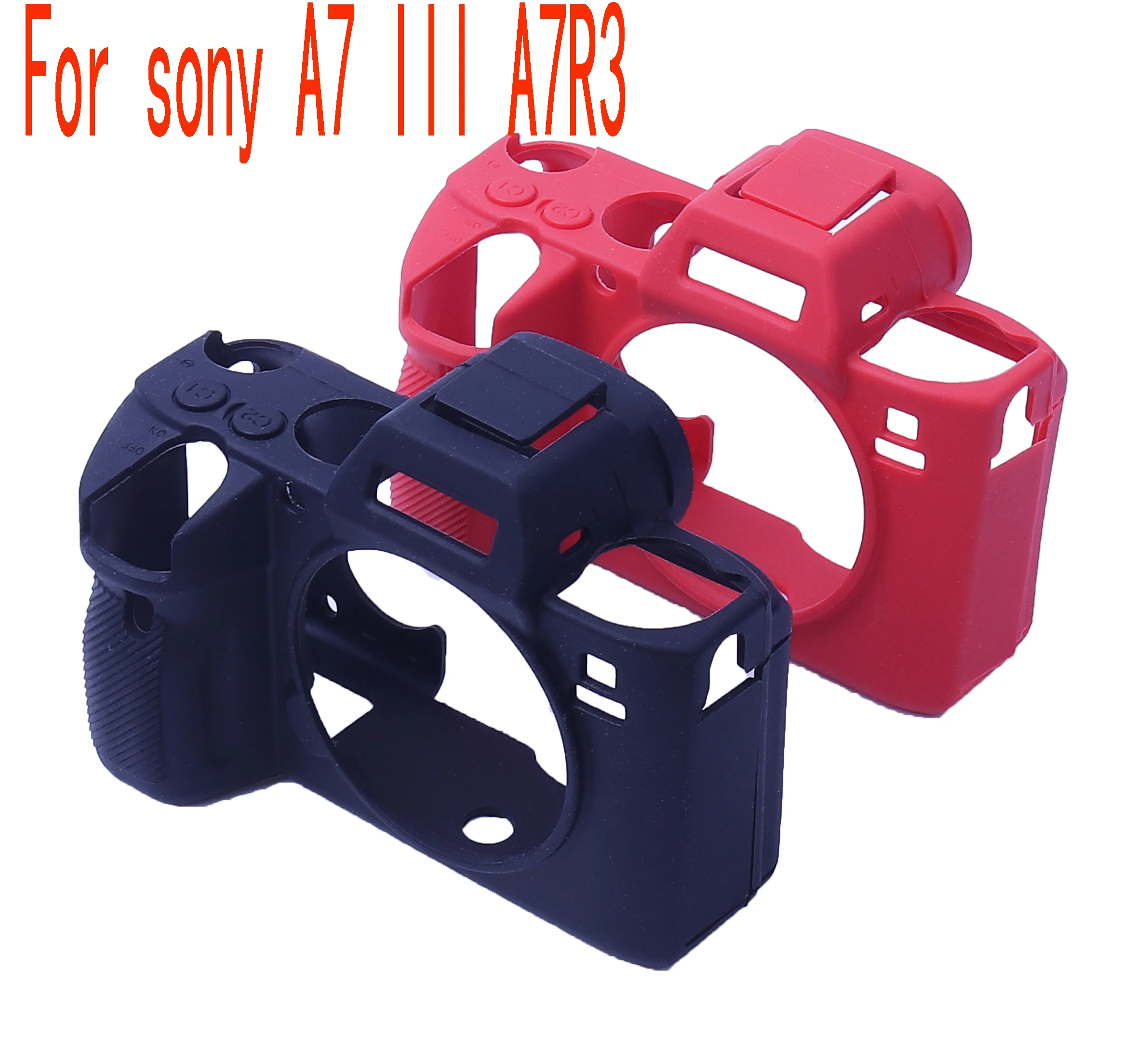 Силиконовый чехол-сумка для камеры sony A7R4 A7R IV A7RM4 A7 III A7RM3 A9 ILCE-9 подарок+ 2 шт. закаленная пленка