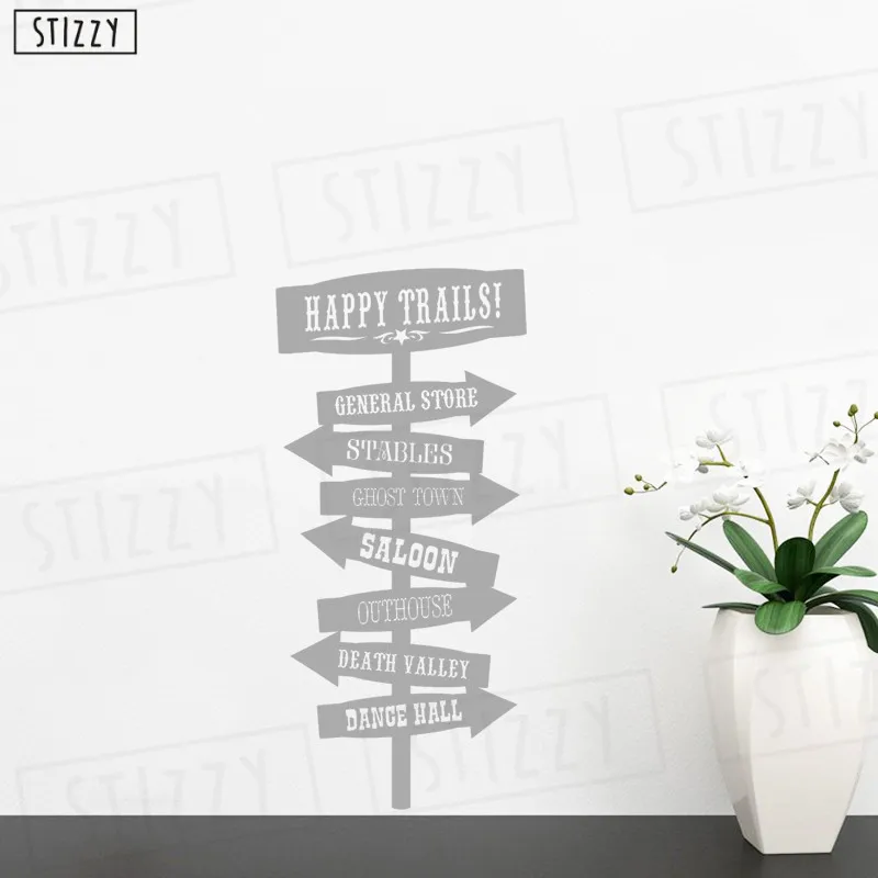 STIZZY Креативные украшения для стены руководство картина счастливые виниловые наклейки на стену жизнь семья домашний Декор Съемный Наклейка для детской C843