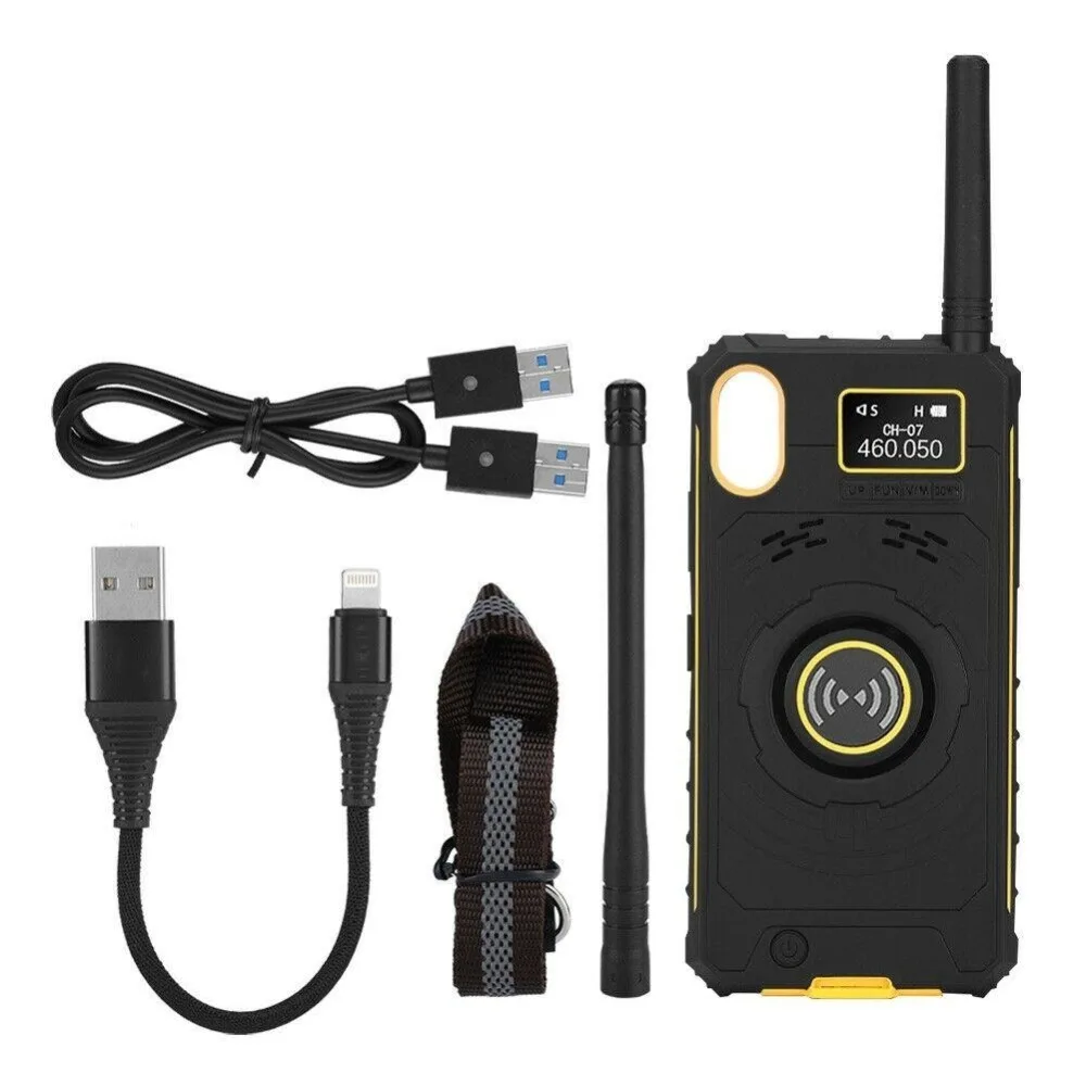 IRaddy GM-series 3-в-1 UHF приемно-передающая радиоустановка Перезаряжаемые на Батарея защита от ударов при падении сотовый Чехол для телефона для iPhone