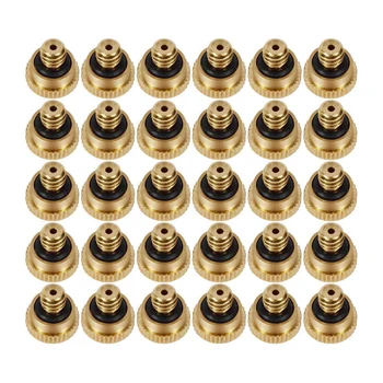 

30 Pack Misting Nozzles 0.4mm Replacement Heads, Low Pressure Atomizing Misting Sprayer for Patio Lawn