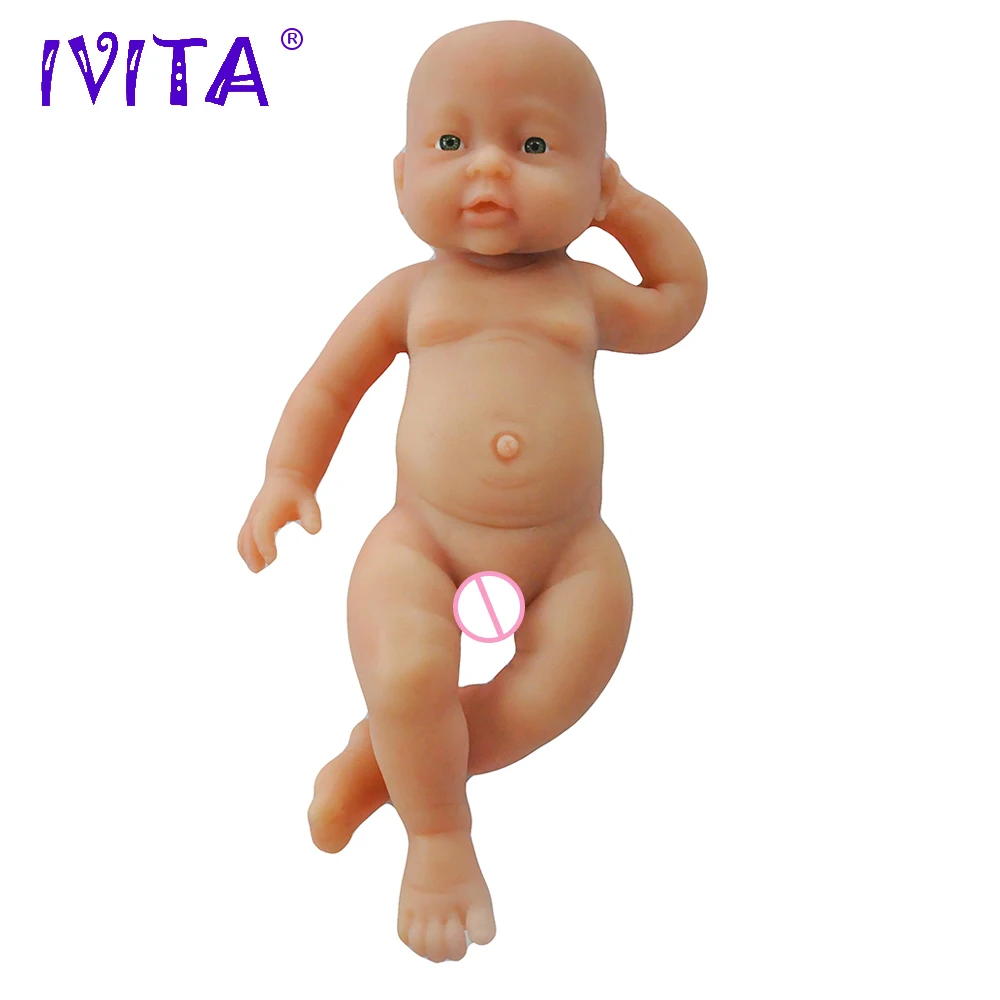 Отправить из США и Китая IVITA WG1503 41 см 2000 г полный Силиконовый Reborn Baby Girl куклы