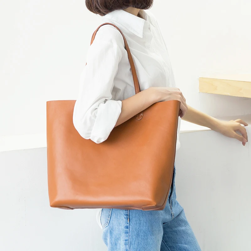 Vrouwen Tas Luxe Echt Lederen Handtas Vrouwelijke Toevallige Bakken Bag Lady Koeienhuid Plantaardige Looien Lederen Winkelen Schoudertassen Vrouwen Tas Luxe Echt Lederen Handtas Vrouwelijke Toevallige Bakken Bag Lady Koeienhuid Plantaardige Looien Lederen Winkelen Schoudertassen