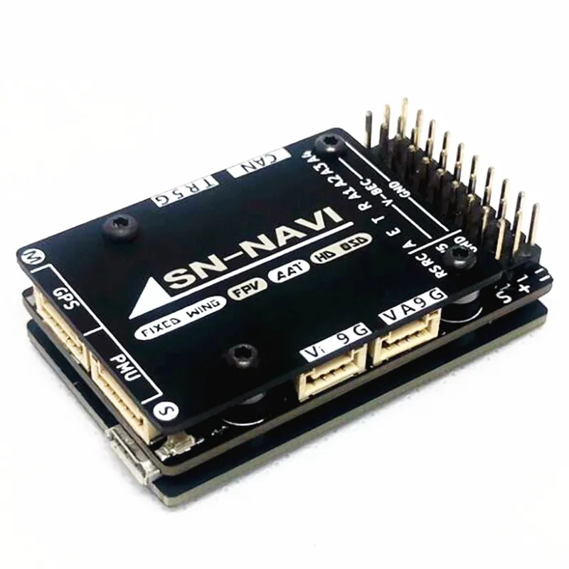 SN-NAVI MAVLINK умный аудио Контроллер полета Встроенный OSD+ измеритель скорости воздуха+ модуль PMU+ gps для радиоуправляемого самолета с фиксированным крылом