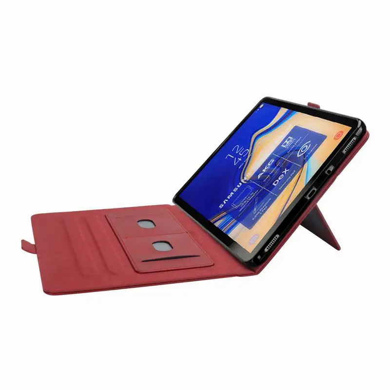Противоударный чехол-книжка для Samsung Galaxy Tab S4 10,5 ''T830 T835 Футляр для телефона с магнитом складной чехол для карт с карандашом