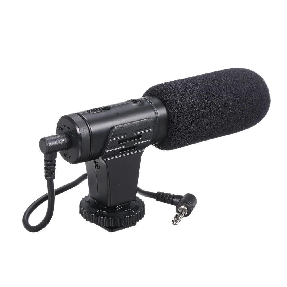 MIC-07PRO видео микрофон супер-кардиоидный пикап DSLR камера видеокамера с микрофоном смартфон Запись голоса микрофон