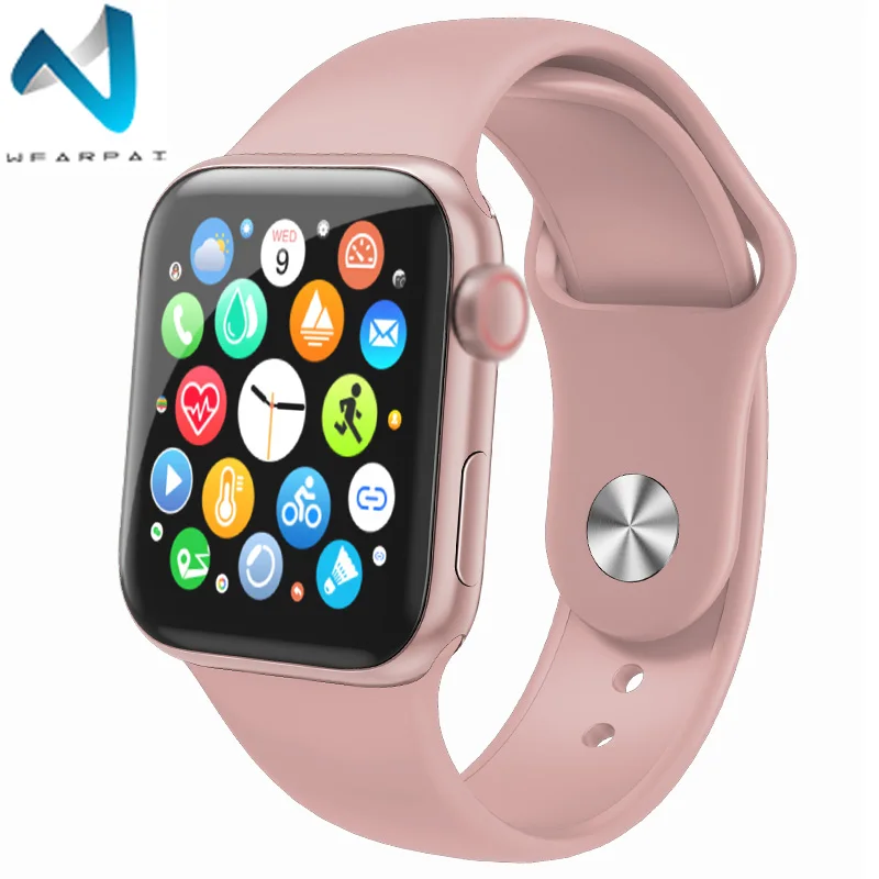 

Wearpai W58 Digital Watch Womens 1.3' IPS Color Screen Sport Digital Bracelet Fashion Electronic Clock Heart rate Smart watch