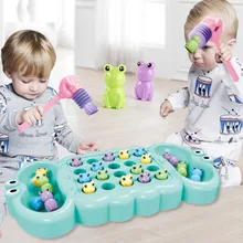 Jouets de Table pour enfants, Puzzle interactif, attrape grenouille, grains affamés, pour parents et enfants, jeux éducatifs de fête, cadeaux