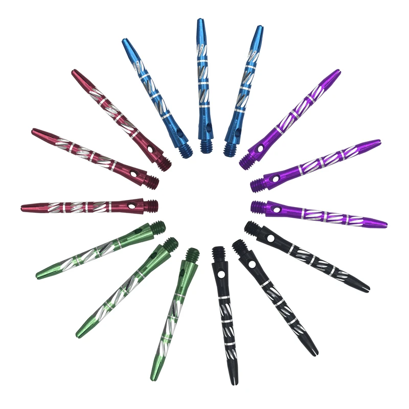 New 3Pcs Chromatic Darts Shafts 45mm Aluminium Alloy Material Shaft Dart Accessories Throwing Toy | Спорт и развлечения