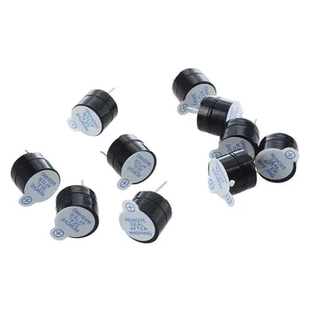 

10 PCS Active Electromagnetic Buzzer Alarm 5V DC