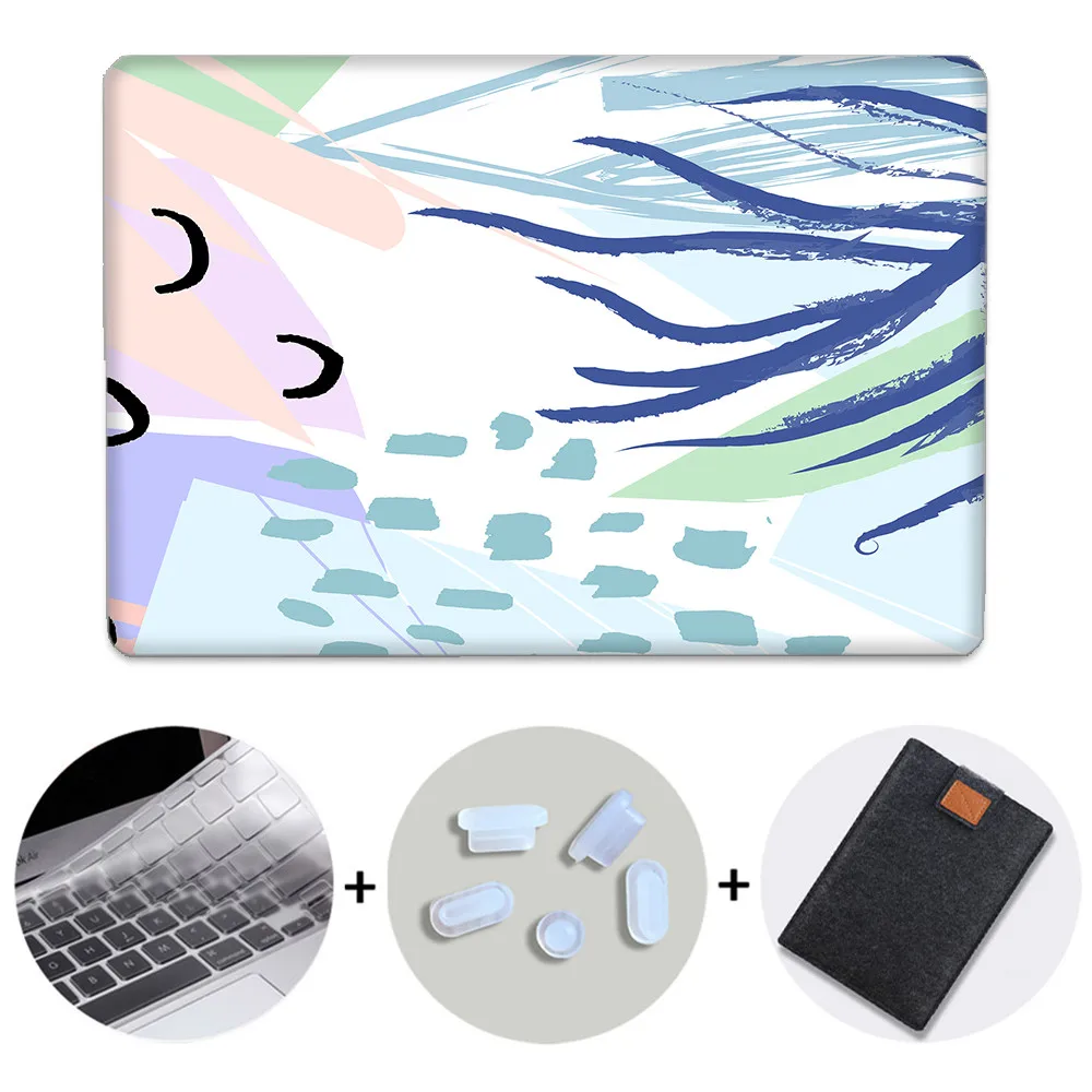 Чехол для ноутбука MTT для Macbook Air Pro retina 11 12 13 15 дюймов Чехол для mac book Pro 13,3 с сенсорной панелью для ноутбука - Цвет: MB07