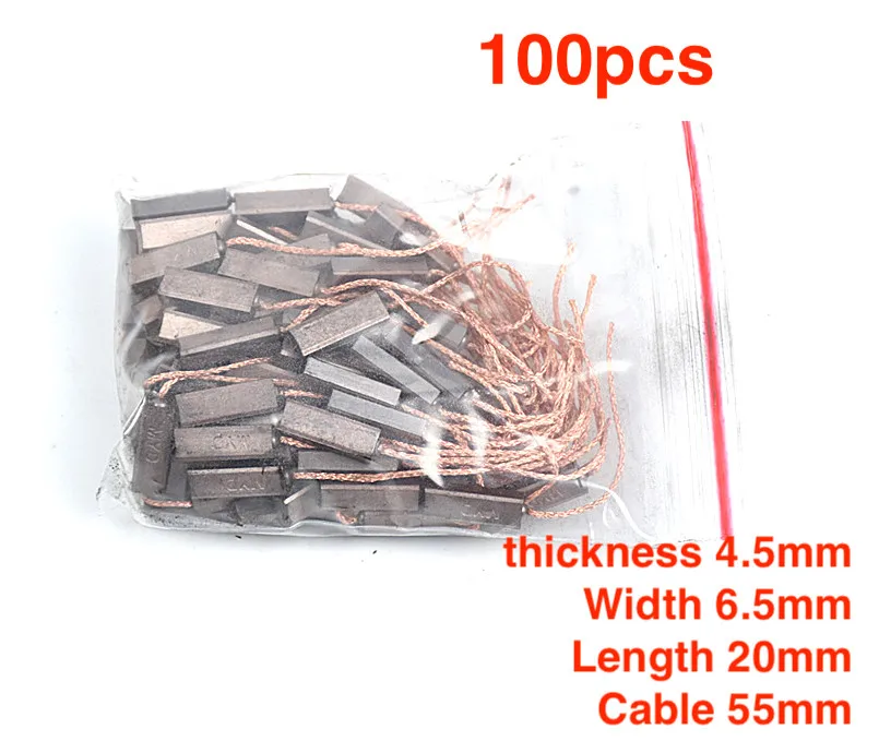Valeo Halla car generator carbon brush 100pcs 4.5*6.5*20mm