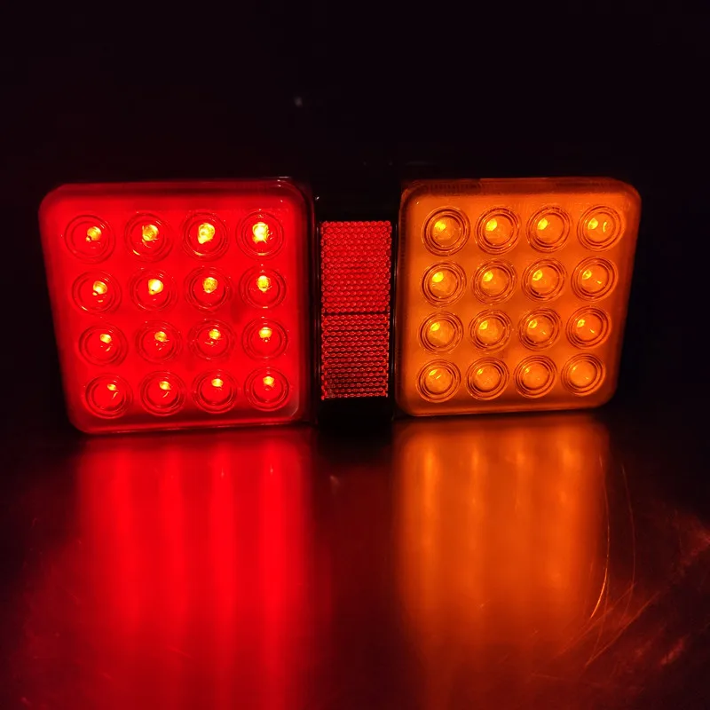 Tail LED Trailer Lights Lamp Pair Boat Waterproof Submersible 12V RV Parts (2PCS/1PAIR) Camper Caravan Accessories