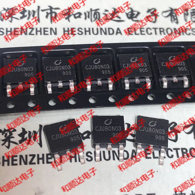 10 шт./лот CJU80N03 новые имеющиеся в 252 30V 80A