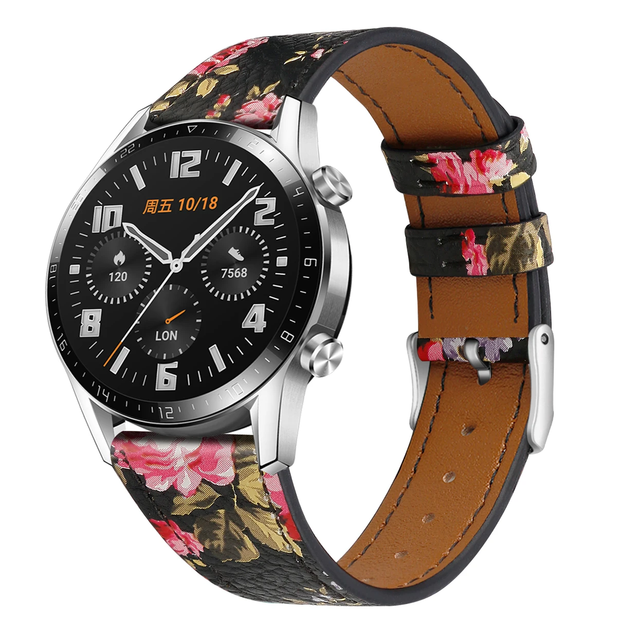 08 Для huawei Watch GT GT2 ремешок 20 мм Высококачественный Браслет из натуральной кожи сменный ремешок для huawei Watch GT GT2 Универсальный - Цвет: 08