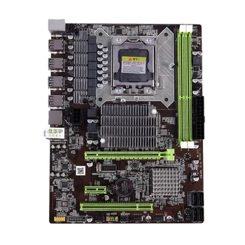 

JIAHUAYU X58 Pro PC Desktop Computer Gaming Motherboard LGA 1366 Socket USB2.0 DDR3 DIMM for E5502 L5506 W3503 Ec3539 Lc3528
