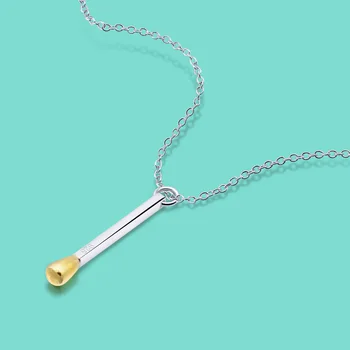 

New 925 sterling silver necklace for women's Solid silver matches pendant necklace Length 41-61cm Minimalist female Jewelry