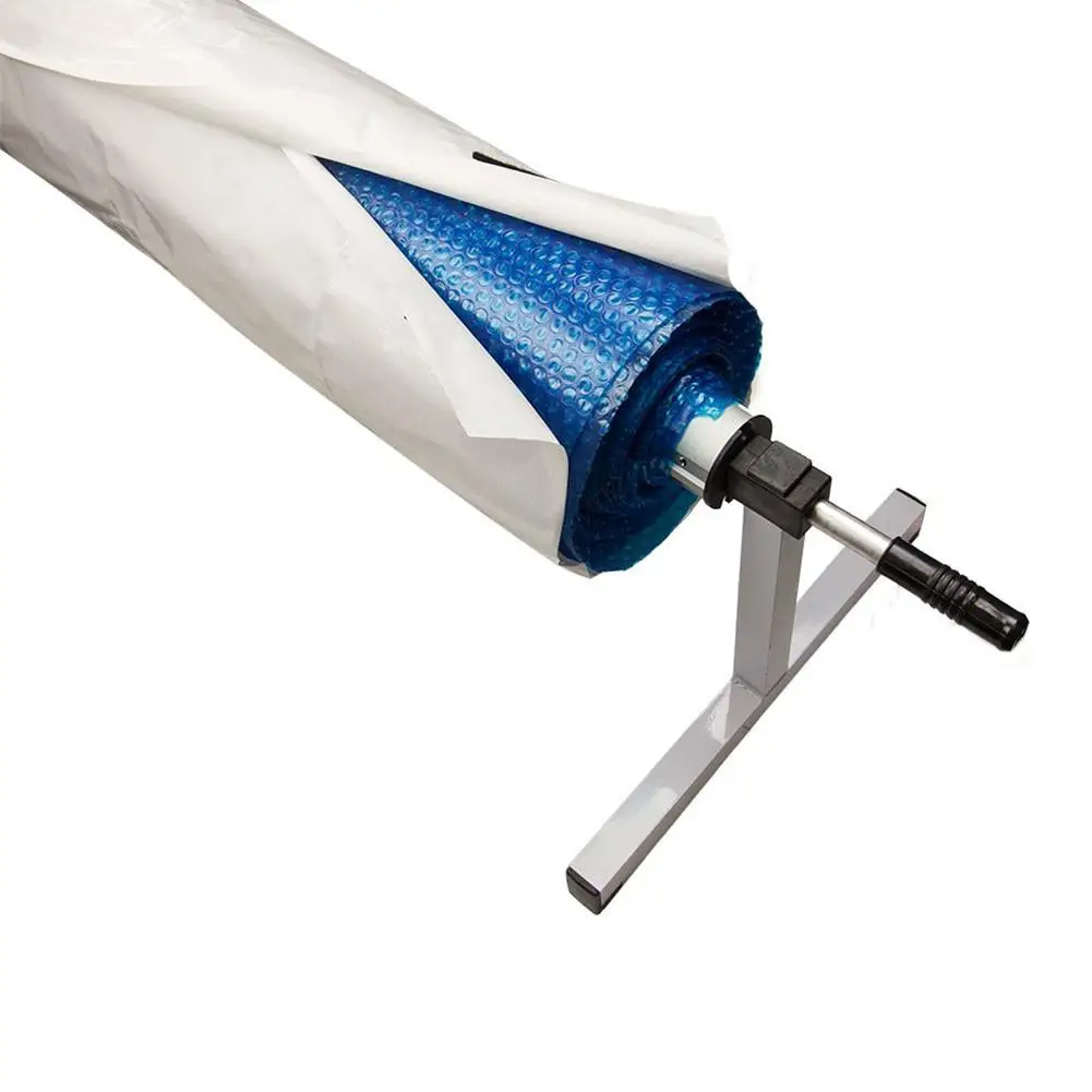 Newest Swimming Pool Cover Solar Blanket Reel Protective Cover Waterproof Sun-screen Cover #CW