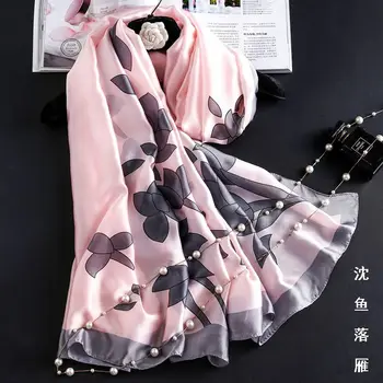 

Women Scarf Pashmina Cape Luxury Gray Warm Solid Linen And Cotton Fashion Female