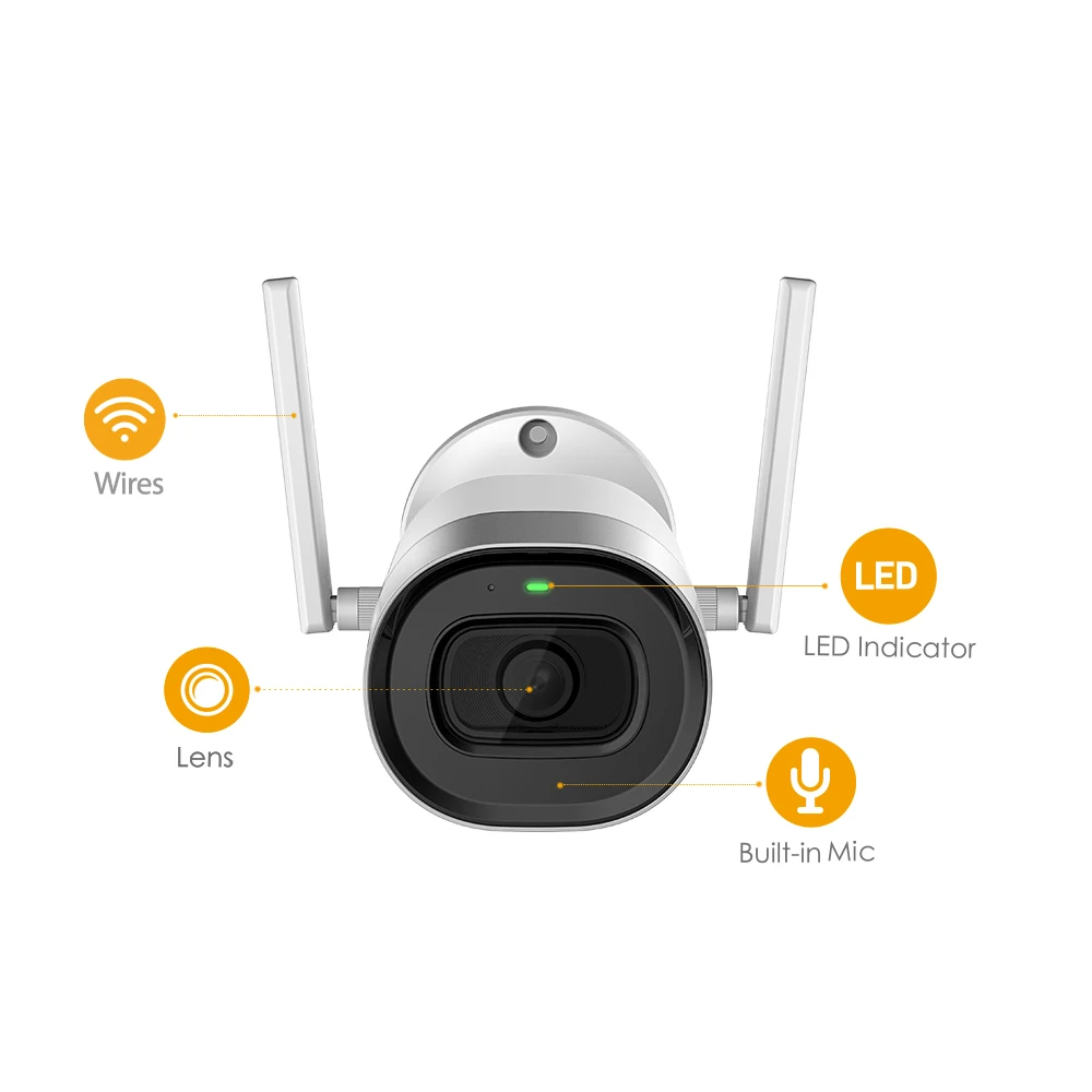 Dahua LeChange (IMOU) IPC G26 оптовая продажа 4 шт./лот Bullet 2MP Wifi камера H.265 облако Sd карта памяти