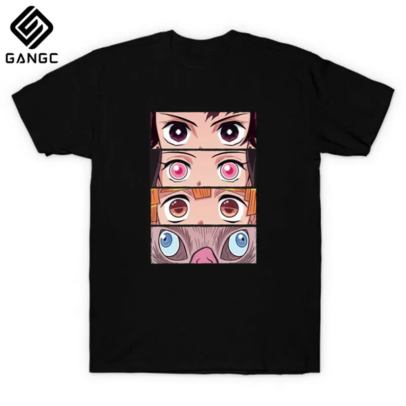 Demon Blame Tshirt Hip Hop Top Tees Kimetsu No Yaiba Japanese Anime T Shirt Men Fashion Slayer Funny Cartoon T-shirt | Мужская одежда