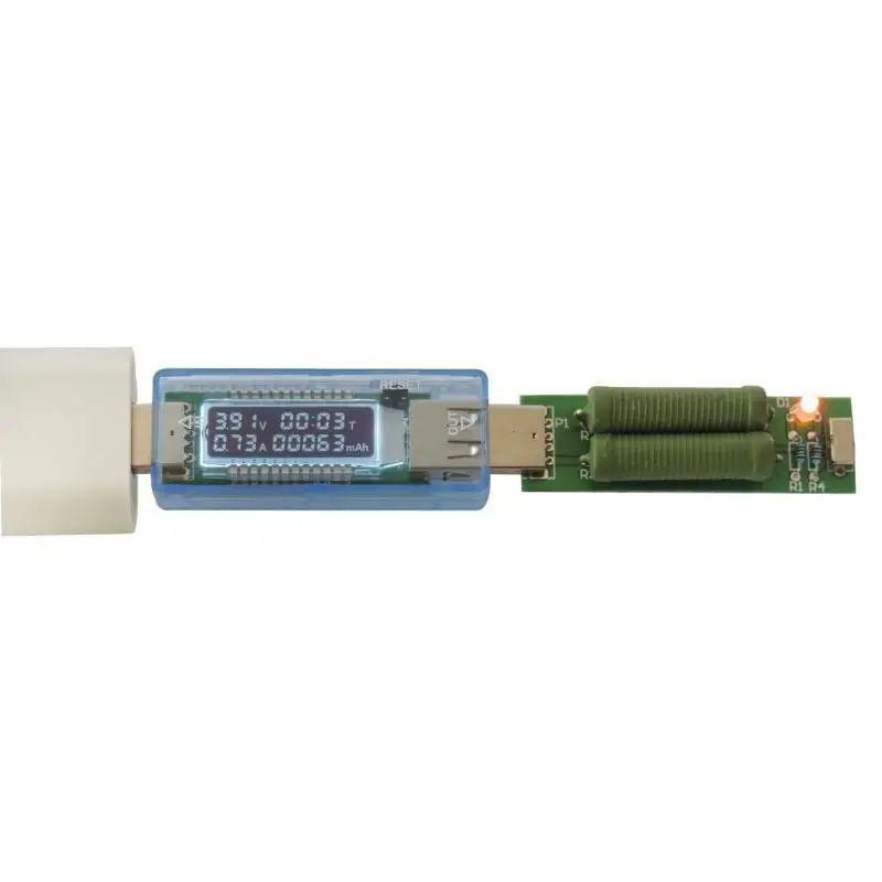 ЖК-дисплей USB тестер напряжения тока 3 в 1 USB детектор емкости тока детектор напряжения метр тестер батареи инструмент