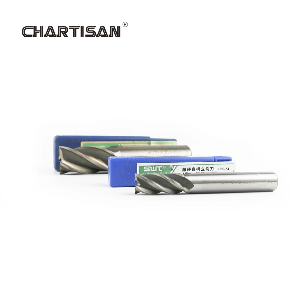 

1.5-25mm 4 flute end mill cutter HSS milling cutter CNC router bit