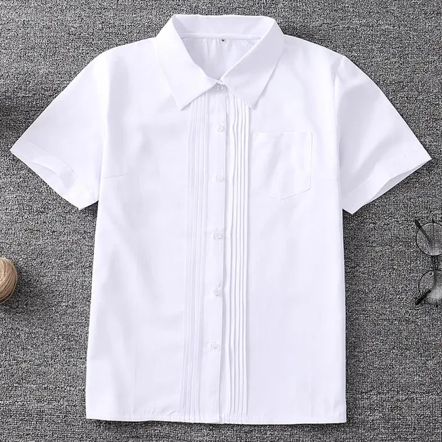 Frauen Jk Weiss Hemd Japanischen Student Madchen Spitzen Kragen Vorne Plissiert Shirt Schwarz Bluse Blusen Hemden Aliexpress