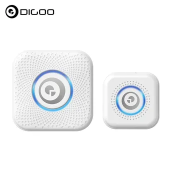 

DIGOO DG-PJ16R 433MHz Plug-in Wireless Doorbell Kit 36 Melodies Chime 8 Levels Volume Adjustment 1 Button 1 EU Plug Receiver