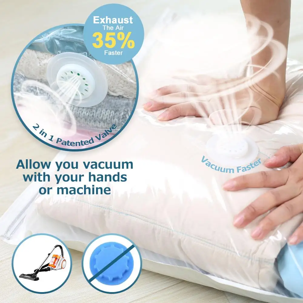 Вакуумная сумка для хранения одежды дорожная багажа экономии места не требуется