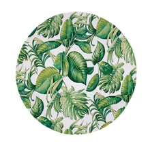 80x80 см зеленый Растительный круглый ковер напольные коврики войлочный пол коврик для гостиной