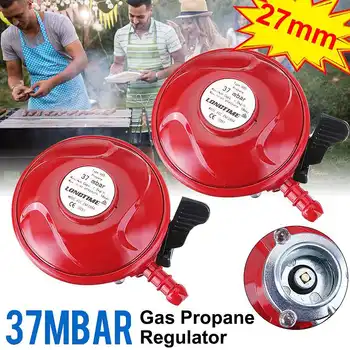 

2pcs Red 37mbar Gas Propane Regulator 27mm Fitting For Caravan Patio Heater Camping BBQ Big Sale