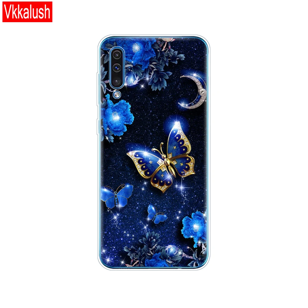 80040 Для samsung Galaxy A30S силиконовый прозрачный Футляр задняя крышка чехол для телефона samsung A30 A307 A307F SM-A307F мягкий чехол 6,4 роскошный - Цвет: 80040