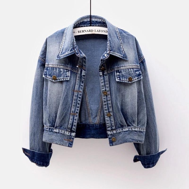 plus short sleeve denim jacket