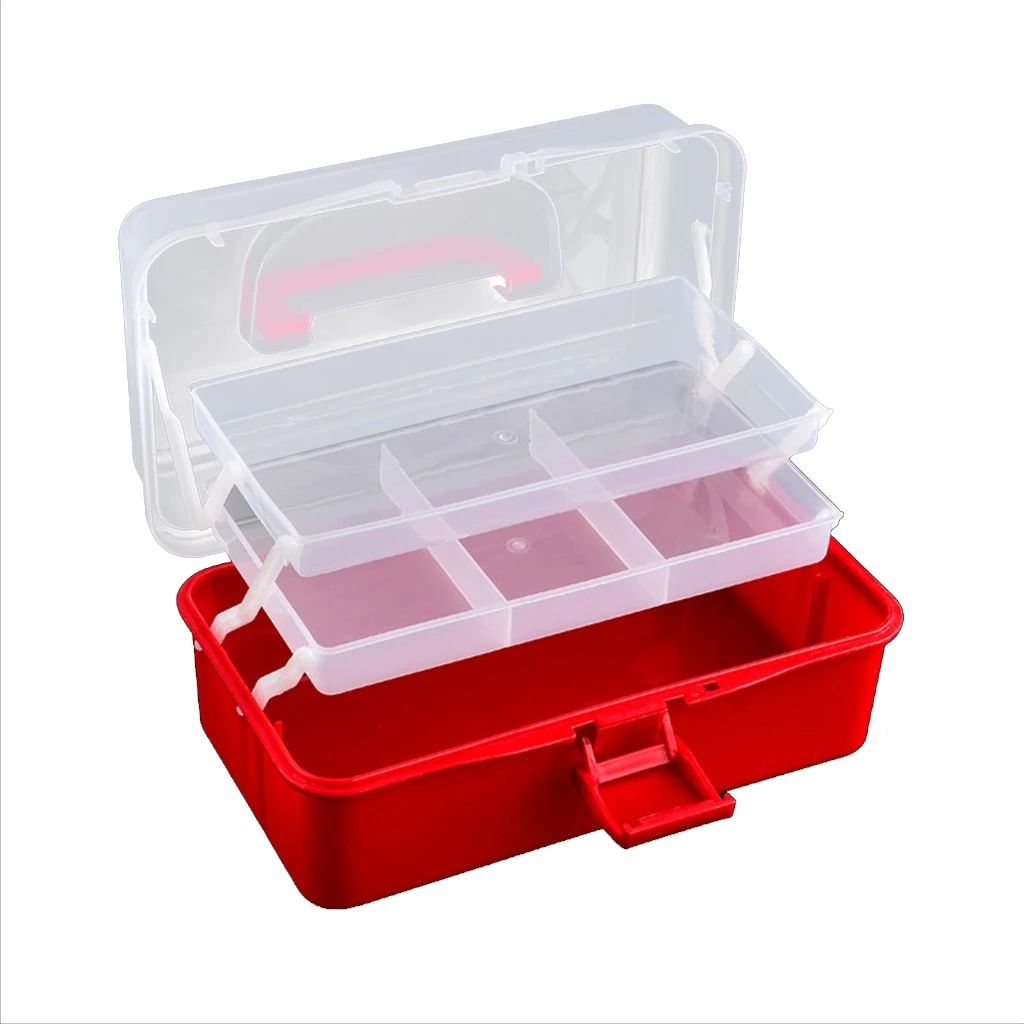 

Transparent Empty Storage Box, Multi-use Organizer for Storing Nail Polish, Pills, Earrings, Finger Rings, Necklace Beads