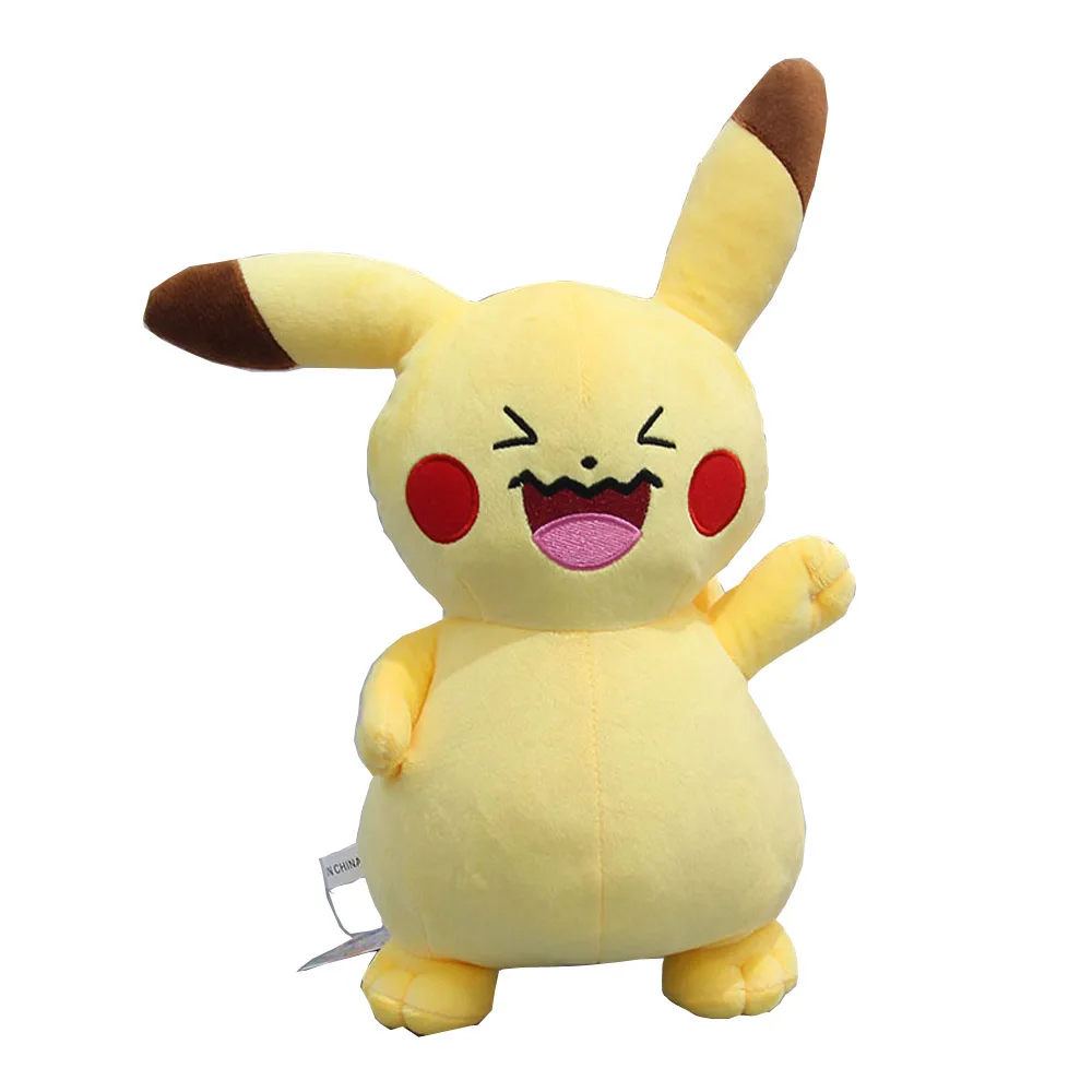 Pikachu Новинка, 5 шт. Иви и Пикачу 1" 30 см Плюшевые игрушки куклы - Цвет: Pikachu
