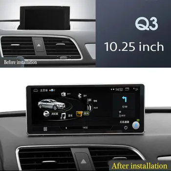 شراء لأودي Q3 SQ3 8U TFSI TDi RS MMi 360 BirdView سيارة ستيريو الصوت اكسسوارات الملاحة لتحديد المواقع نافي راديو CarpPlay 10.25 شاشة