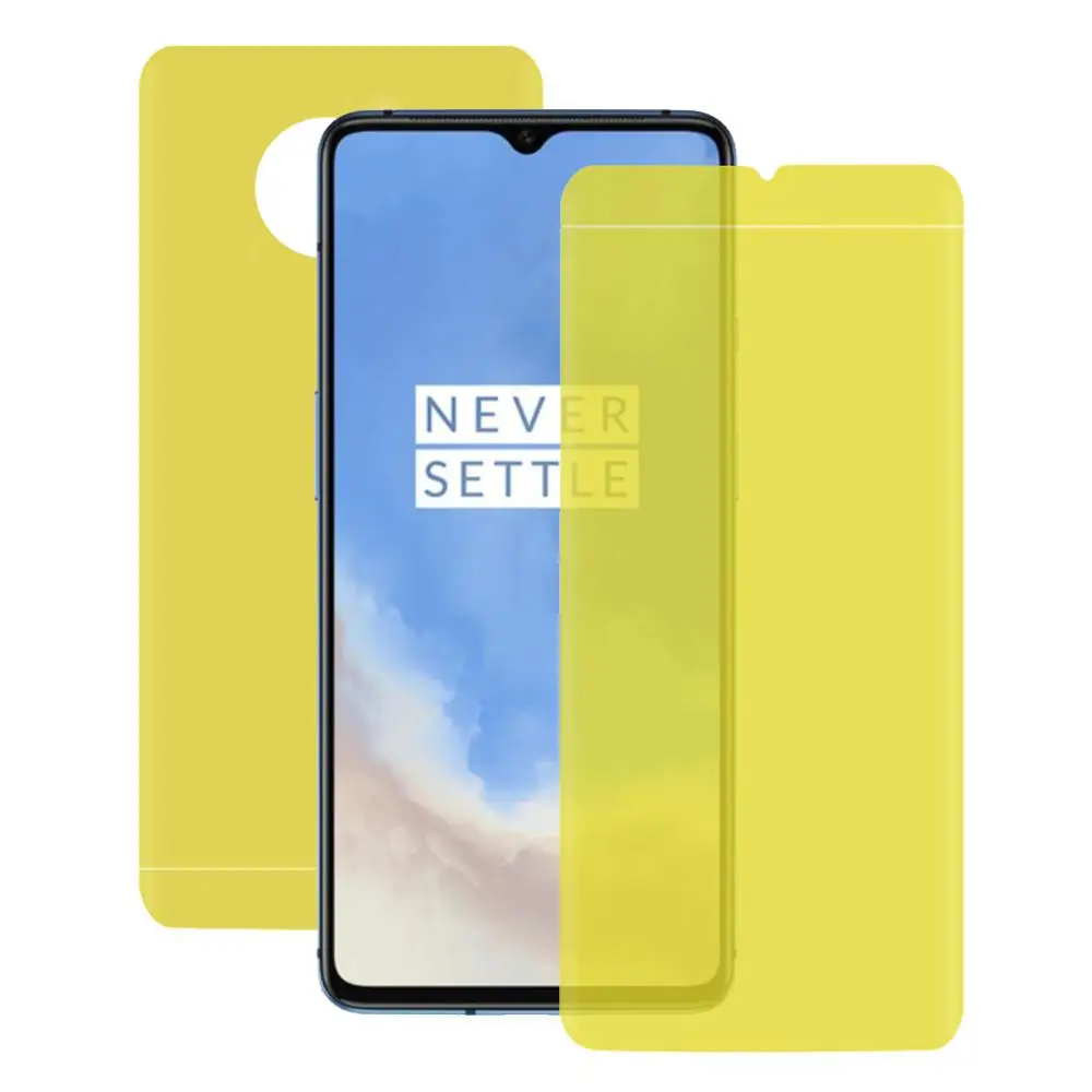 9D мягкая полноэкранная защита для Oneplus 7 7Pro 7T 6 6T 5T Передняя и задняя Гидрогелевая