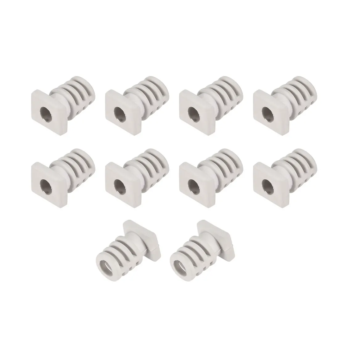 

uxcell 15Pcs Strain Relief Boots 19mm PVC Cord Protector Cover Sleeve for 3 AWG Cables Protect Power Cords from Breaking