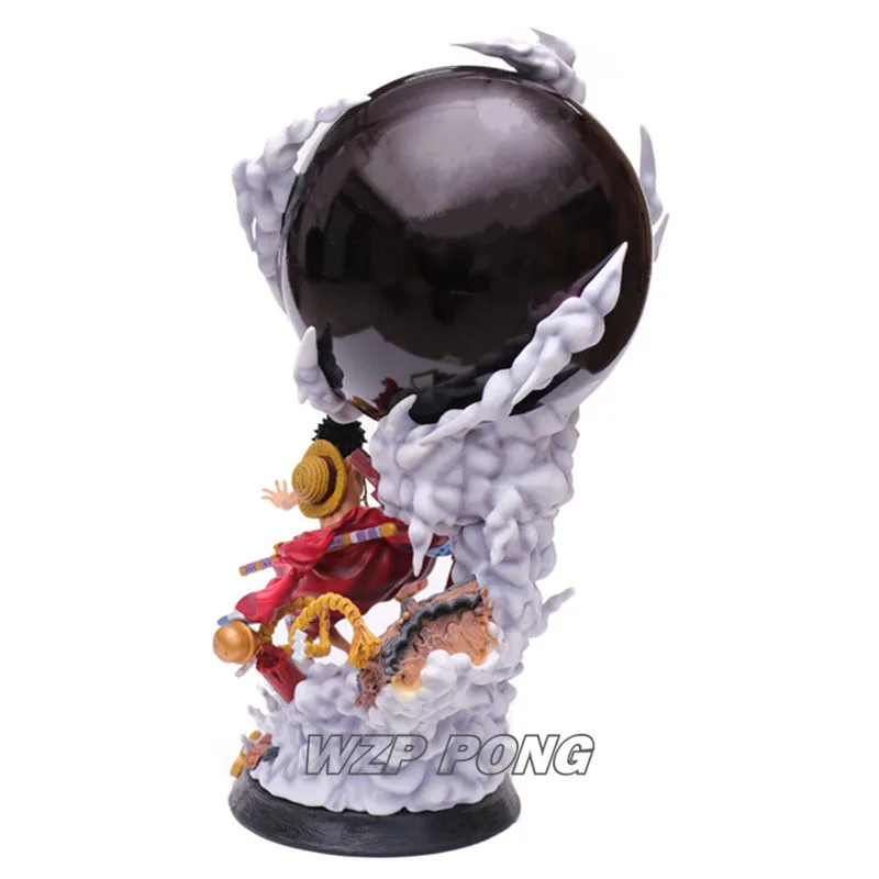 40 см цельное кимоно Битва Ver Обезьяна D Luffy gear 3 Bound Man King Kong пистолет фигурка Коллекционная модель игрушки