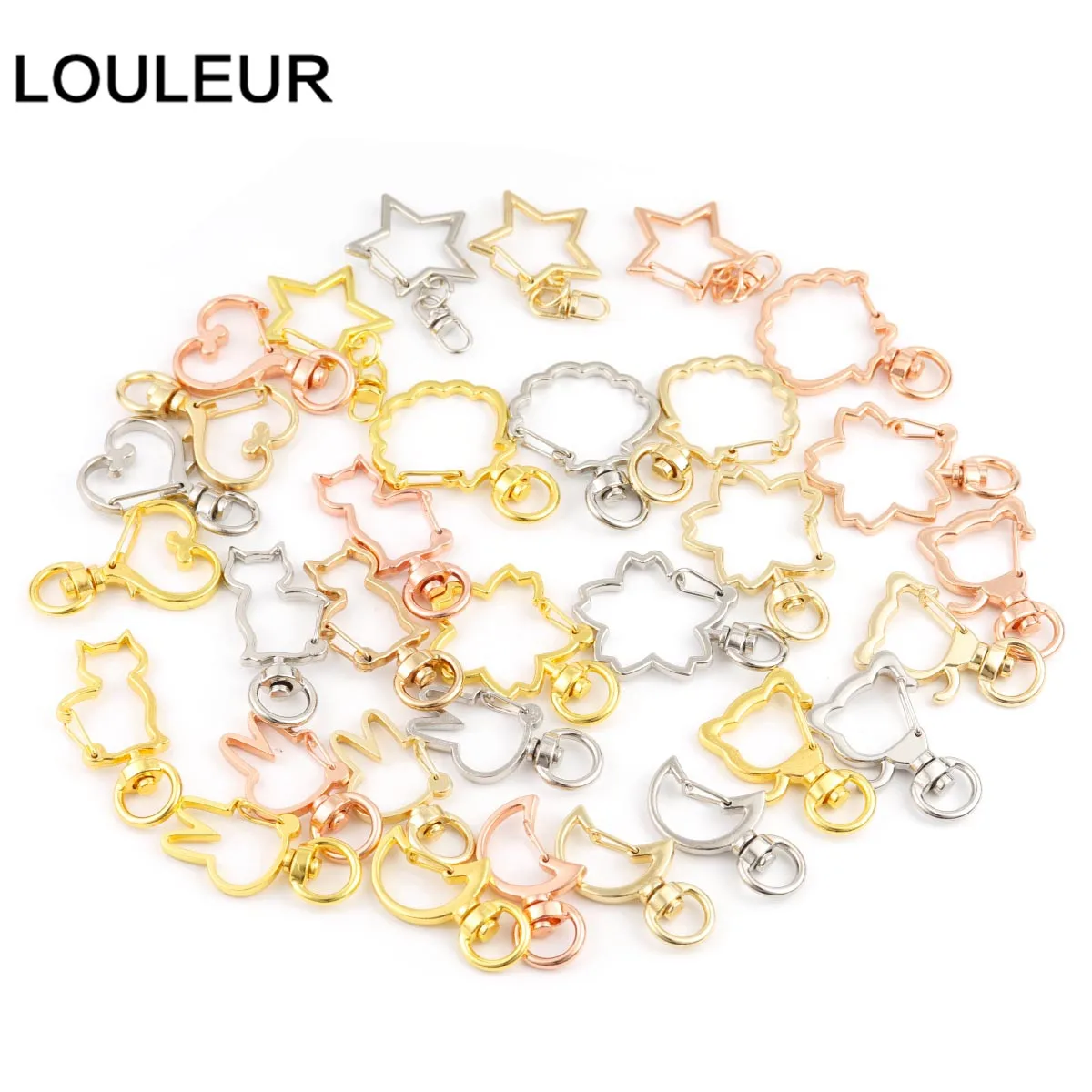 5-20pcs/lot Key Chain Key Ring keychain Bronze Rhodium Gold 28mm Long Round Split Keyrings Keychain Jewelry Making Wholesale DIY