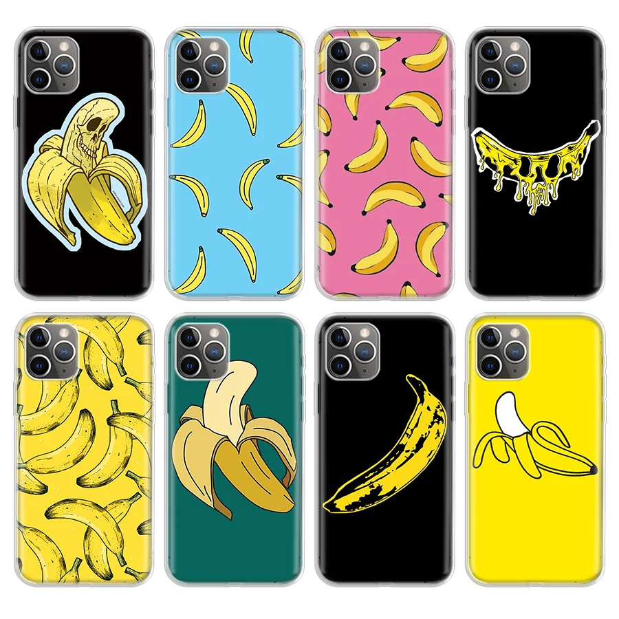 

fashion Interesting fruit banana Phone Case For Apple iPhone 11 Pro 6 6S 7 8 Plus 10 X XS MAX XR 5 5S SE Phone Case Cover