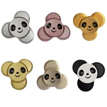 Креативные милые панды Дети Finger Spinner Милые Руки Непоседа Zink EDC акцентированные Спиннеры из цинкового сплава стиль головоломка Finger ADHD