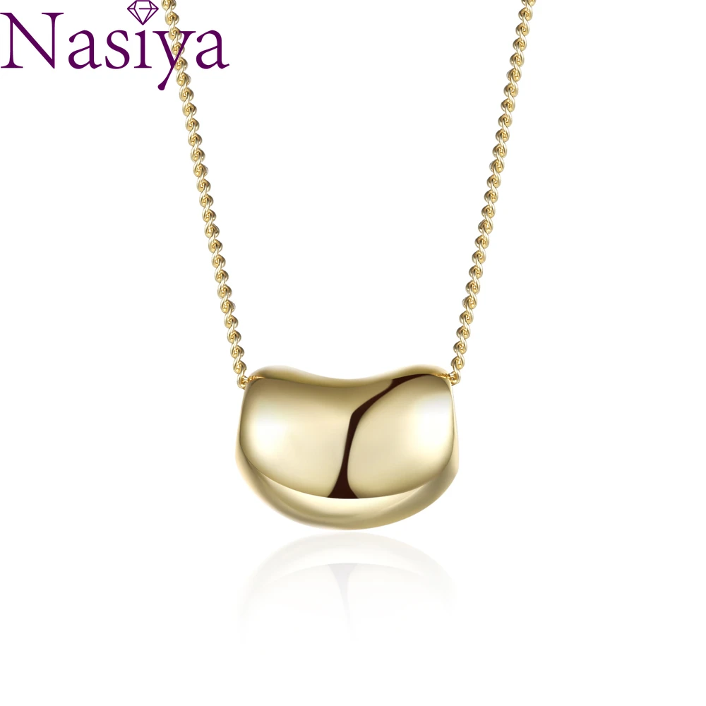 Collar de plata de ley 925 para mujer, collar de oro de bolitas de moda, regalo de compromiso de boda, de cadena de fiesta, joyería| Collares de - AliExpress