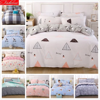 

150x200 180x220 200x230 220x240 Duvet Cover 3/4 pcs Bedding Sets Kids Child Soft Cotton Bed Linens Single Double Queen King Size
