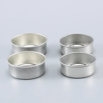 

Hand making 10pcs/lot DIY tealight metal candle making jars cases container molds candle making accessories tools lz71 lz70
