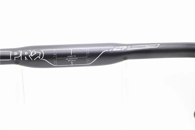 Shimano PRO LT руль для шоссейного велосипеда PLT Ergo изогнутый руль 31,8 мм черные детали для велосипеда
